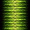 Seamless Glowing Pattern of Vertical Light Green Wave Lines