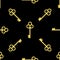 Seamless Gold Key Pattern