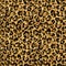 Seamless gold leopard pattern. Shining wild