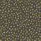 Seamless gold star confetti rain festive pattern effect. Golden volume stars falling down isolated on transparent