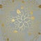 Seamless golden lace leaves pattern on grey background