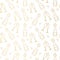 Seamless golden pattern of champagne bottle explosion, cheers, New Year Eve, anniversary, wedding