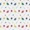 Seamless Graduation Celebration Pattern Background