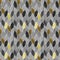 Seamless gray pattern made of precious shiny tiles, ceramic