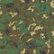 Seamless green camouflage of pixel pattern