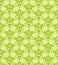 Seamless green damask background