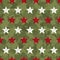 seamless grunge military pattern with stars