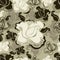 Seamless grunge vintage flower rose pattern
