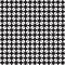 Seamless half circle grid pattern. Split circle texture vector background.