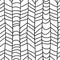 seamless hand drawn chevron herringbone pattern