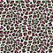 Seamless hand drawn jaguar skin patten. Vector illustration animal exotic tribal for fashion textile print and fabric wrapping.