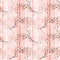 Seamless handmade watercolor pattern with twigs. Christmas pattern for gift wrap, stationary or decoration.