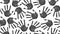 Seamless hands background