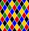 Seamless harlequin pattern for carnival and mardi gras