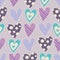 Seamless hearts pattern