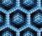 Seamless hexagon cube background texture