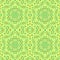 Seamless hexagon ornaments light green orange