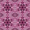 Seamless hexagon ornaments pink violet black
