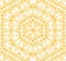 Seamless hexagon pattern yellow ocher white