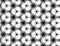 Seamless hexagon textured kaleidoscope pattern in black and white colors