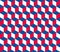 Seamless hexagonal (cube) pattern