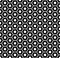 Seamless hexagons pattern. Black and white geometric texture and background.