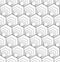 Seamless hexagons pattern. Geometric texture.