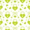 Seamless holiday pattern. Hearts, lock, keys