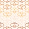 Seamless honey pattern with outlined honey bees