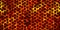 Seamless honeycomb pattern of magma surface top view