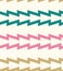 Seamless horizontal zigzag stripes pattern