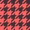 Seamless houndstooth texture. Pink and brown checkered pattern