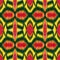 Seamless Ikat Pattern