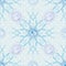 Seamless illustrated christmas snowflake pattern