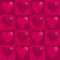 Seamless image with whole and split hearts on a purple background. Vector design
