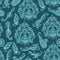 Seamless indian pattern based on traditional Asian elements Paisley