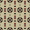 Seamless Indian pattern vector arrows and USA Native American type geometric ornaments background design retro vintage bohemian bo