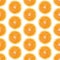 Seamless infinity pattern of isolated slices of orange. Wallpaper for background, design and packaging