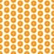 Seamless infinity pattern of isolated slices of orange. Wallpaper for background, design and packaging