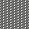 Seamless interlinked circle weave braid pattern background