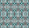 Seamless intricate ellipses pattern turquoise aquamarine pink black