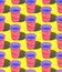Seamless isometric 3d render pattern.  Coffee plastic cup. Minimal design. Coffee lover, Restaurant, bar, coffee shop, food