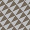 Seamless Isosceles Triangles in Diagonal Position Flat Style. Geometric Pattern in Gray and Brown Alternate Color