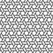 Seamless Japanese Pattern Kumiko For Shoji Screen In Black And White Color