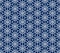 Seamless Japanese Pattern Kumiko For Shoji Screens in blue color