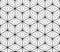 Seamless japanese pattern shoji kumiko in black lines.Diamonds grid