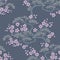 Seamless japanese plum blossom wallpaper
