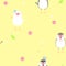 Seamless java sparrow bird repeat pattern