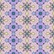 Seamless kaleidoscope mosaic in violet