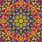 Seamless kaleidoscope pattern